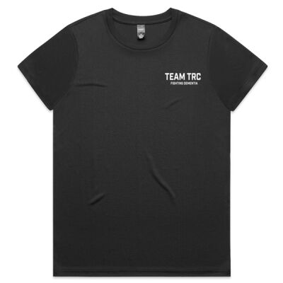 Team TRC Fighting Dementia | Women's Active Tee (Black) Thumbnail