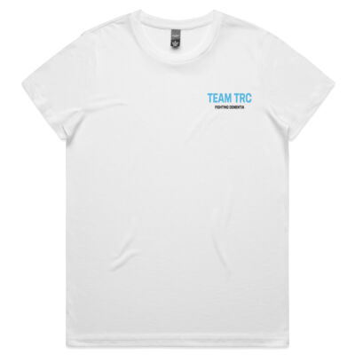 Team TRC Script | Women's Active Tee (White) Thumbnail